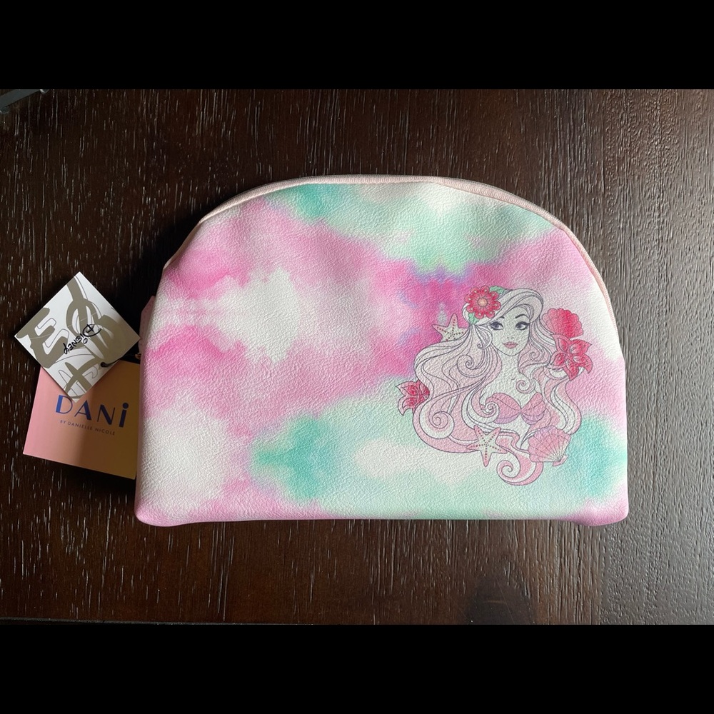 Dani by Danielle Nicole, Disney, Ariel, Cosmetic Bag, NWT